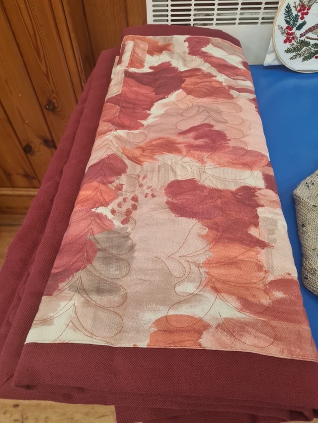 Quilt by Jenny.  First time doing machine quilting
